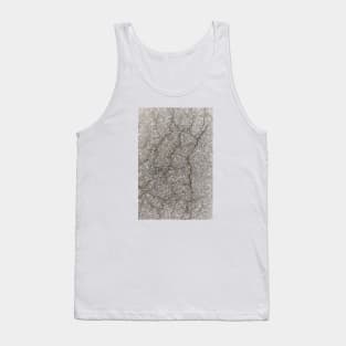 Cracked Asphalt Surface Tank Top